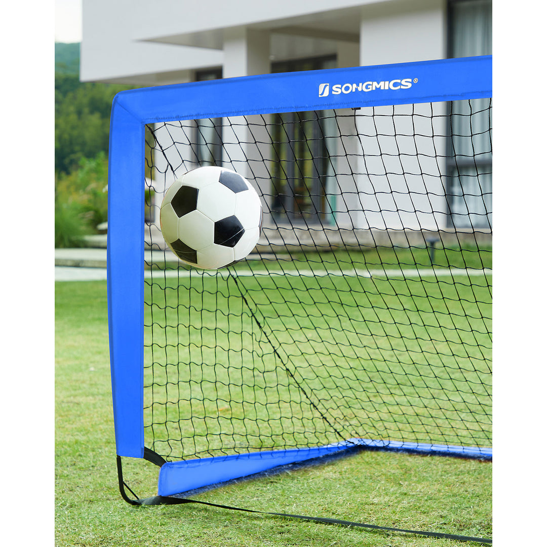 Set of 2 Children's Football Goals Blue