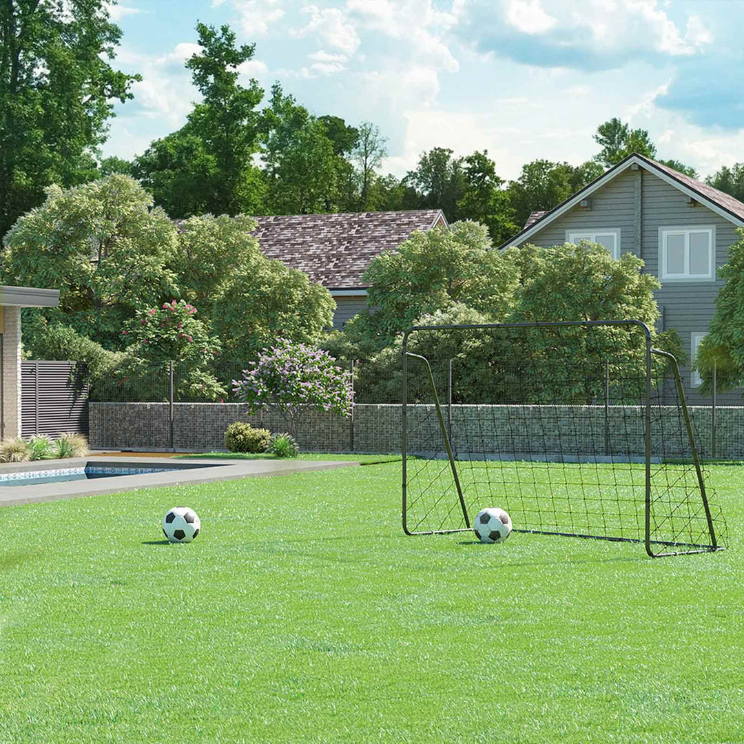 Black Portable Football Gate for Garden