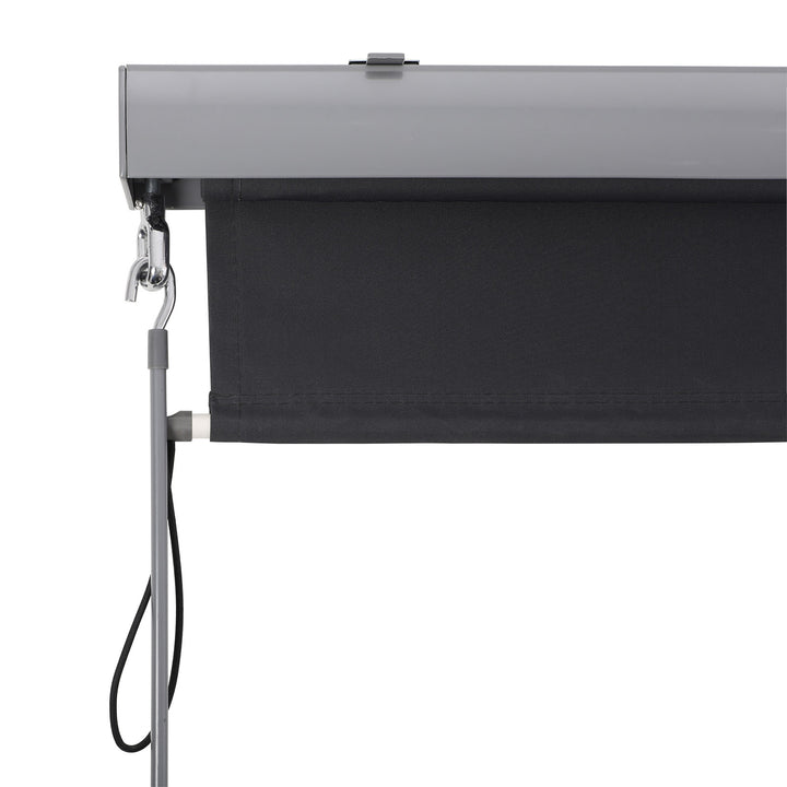 Smoky Grey Vertical Awning