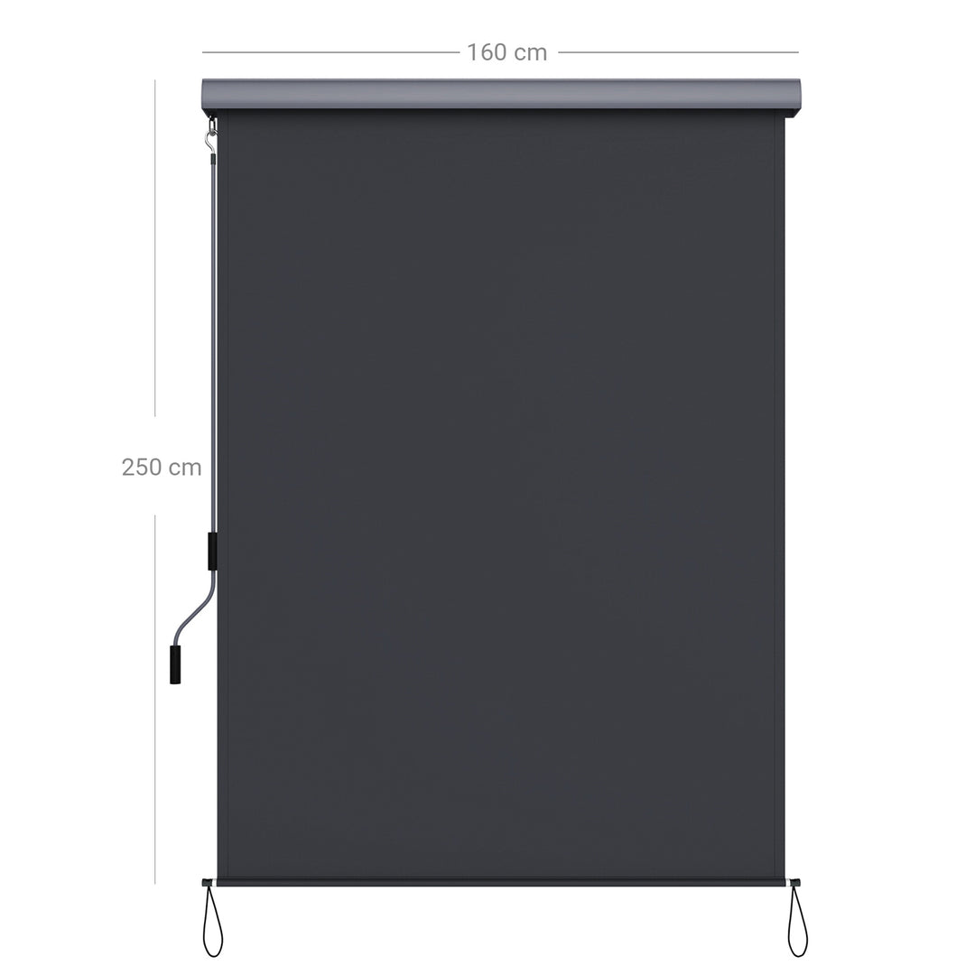 Smoky Grey Vertical Awning