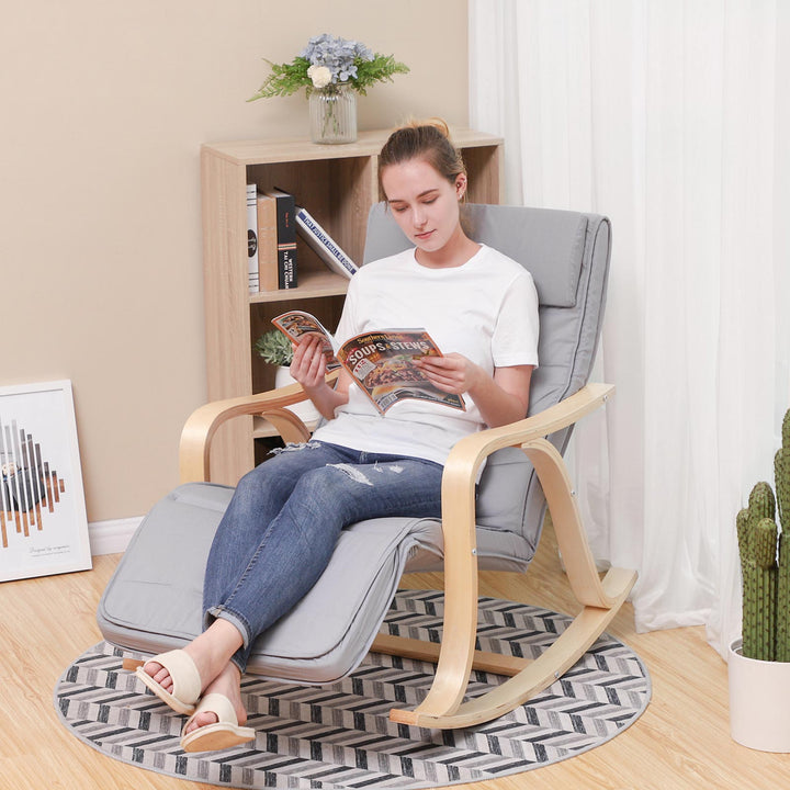 Solid Wood Rocking Chair