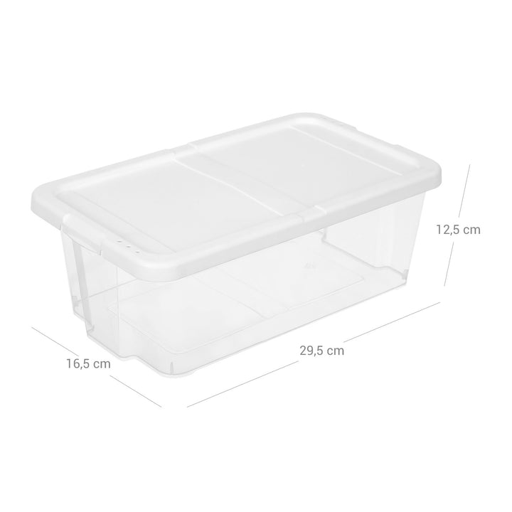 Stackable Clear Storage Boxes