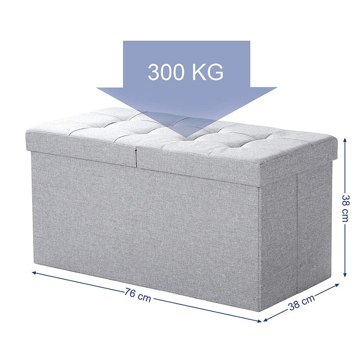 Storage Ottoman with Flipping Lid