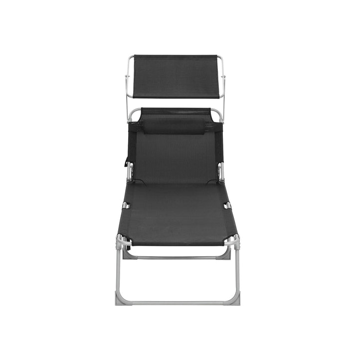 Sun Lounger with Headrest