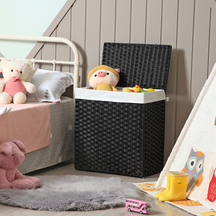 Synthetic Rattan Laundry Hamper