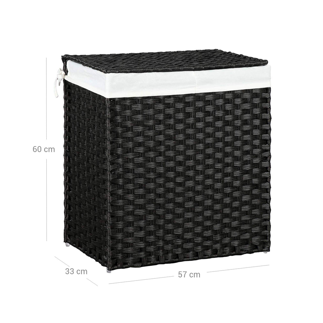 Synthetic Rattan Laundry Hamper