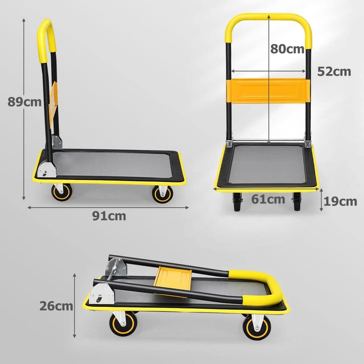 300kg Folding Push Cart Dolly