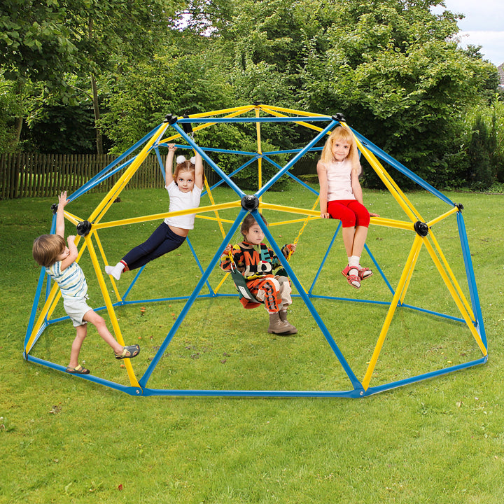 Toddler Climbing Frame Monkey Bar Jungle Gym with Convenient Grip-10 FT