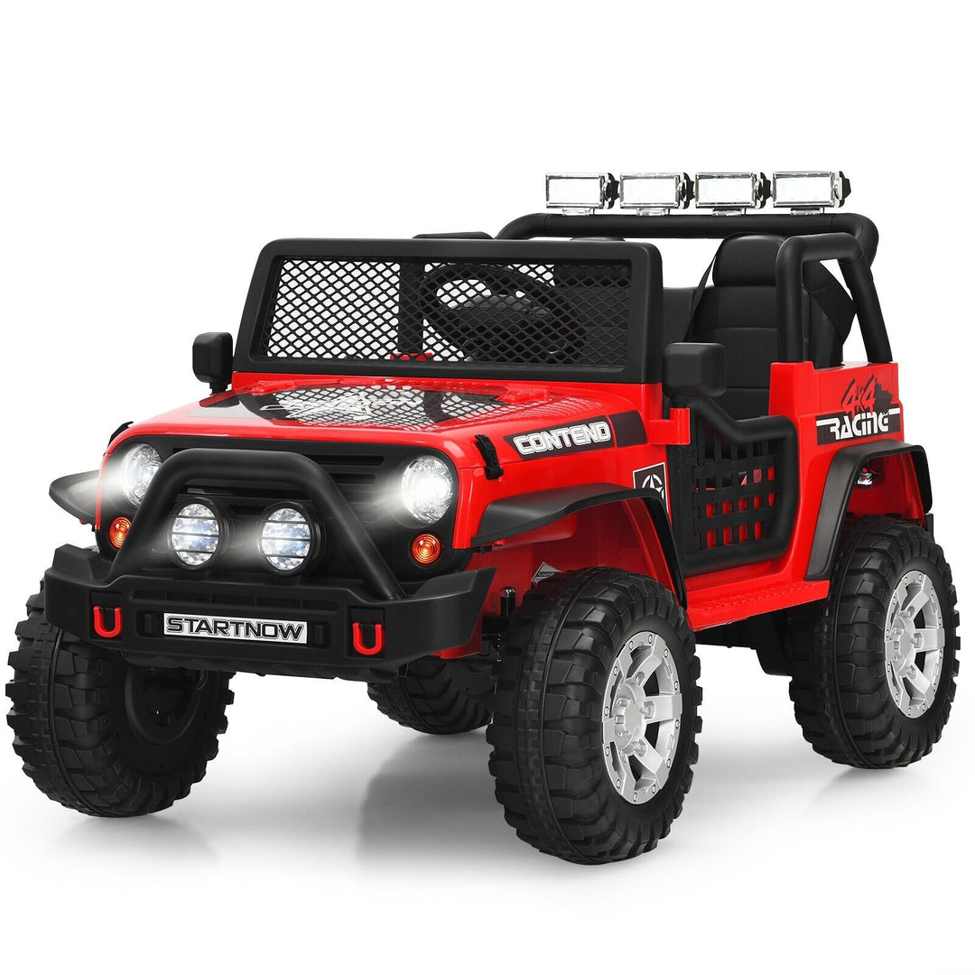 Kids Ride on Truck with Parent Remote Control-Red