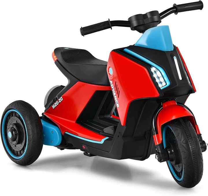 3 Wheels Kids Electric Motorbike with Music-Red