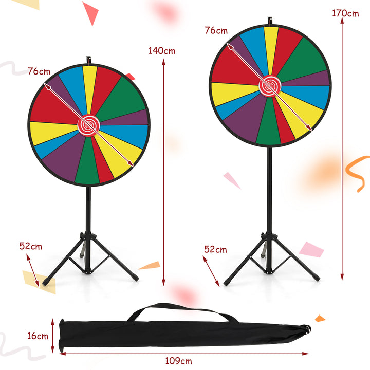 76 cm Prize Wheel with Stand