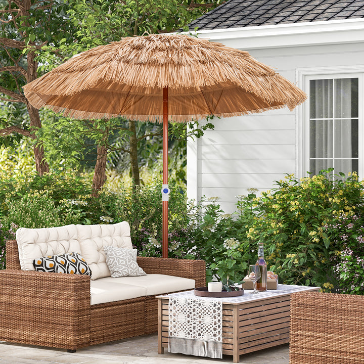 Thatched Patio Umbrella with Carrying Bag