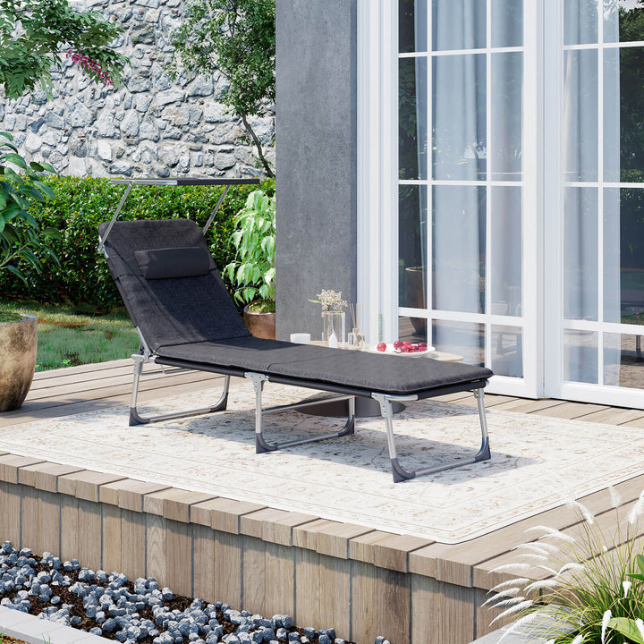Thick Mattress Sun Lounger