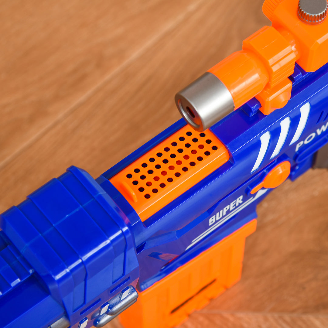 Toy Automatic Foam Blaster Gun Shooter w/ 20 Soft EVA Refill Darts Continuous Shot Magazine Shooting Target Board for Boys &amp; Girls 8-12 Years