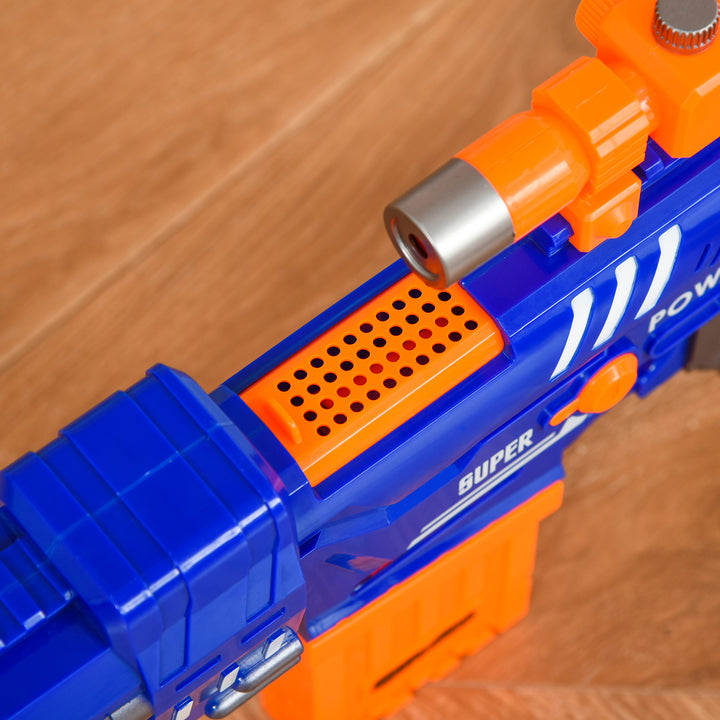 Toy Automatic Foam Blaster Gun Shooter w/ 20 Soft EVA Refill Darts Continuous Shot Magazine Shooting Target Board for Boys &amp; Girls 8-12 Years