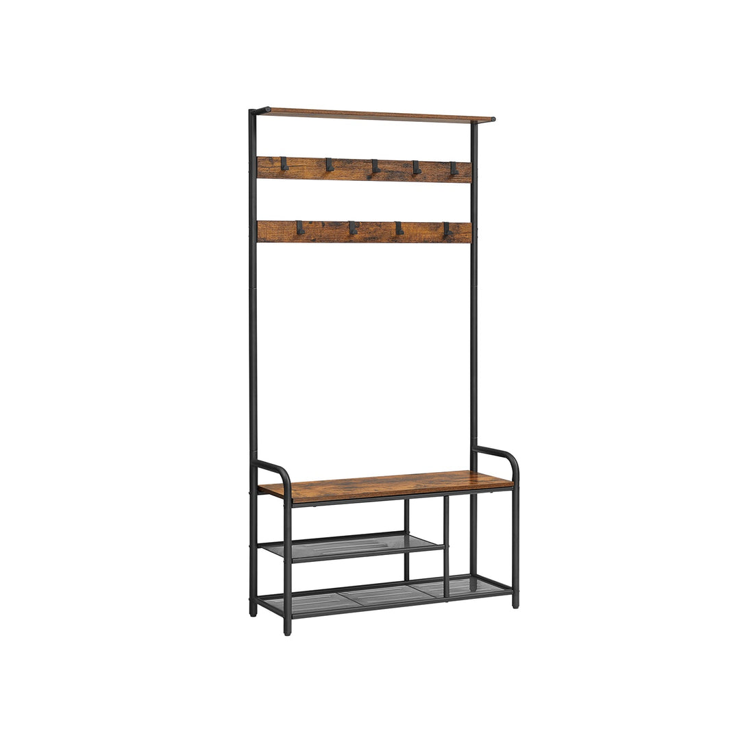 VASAGLE VASAGLE Coat Rack with Shoe Bench