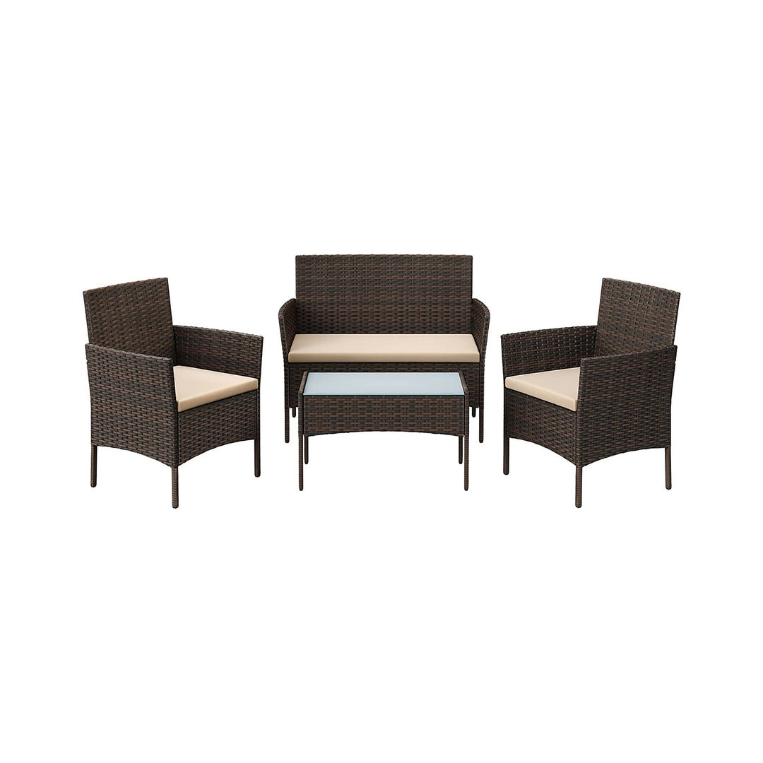 4 Pieces Outdoor Furniture Set