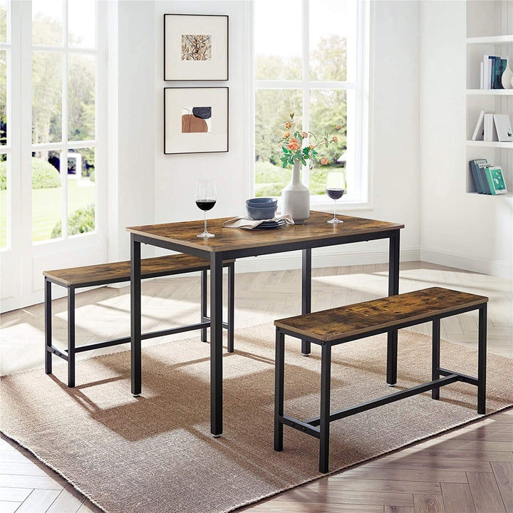 Dining Table with Benches