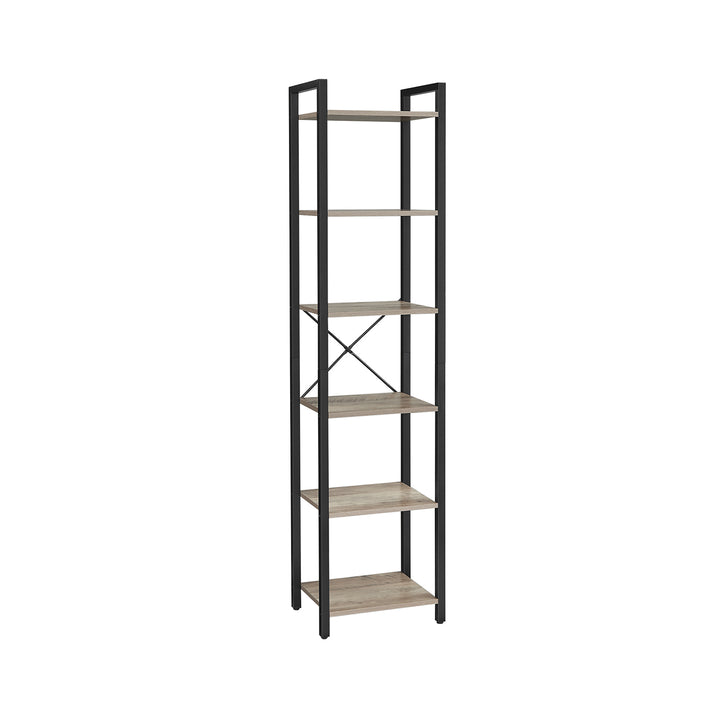 VASAGLE 6 Tier Standing Bookshelf