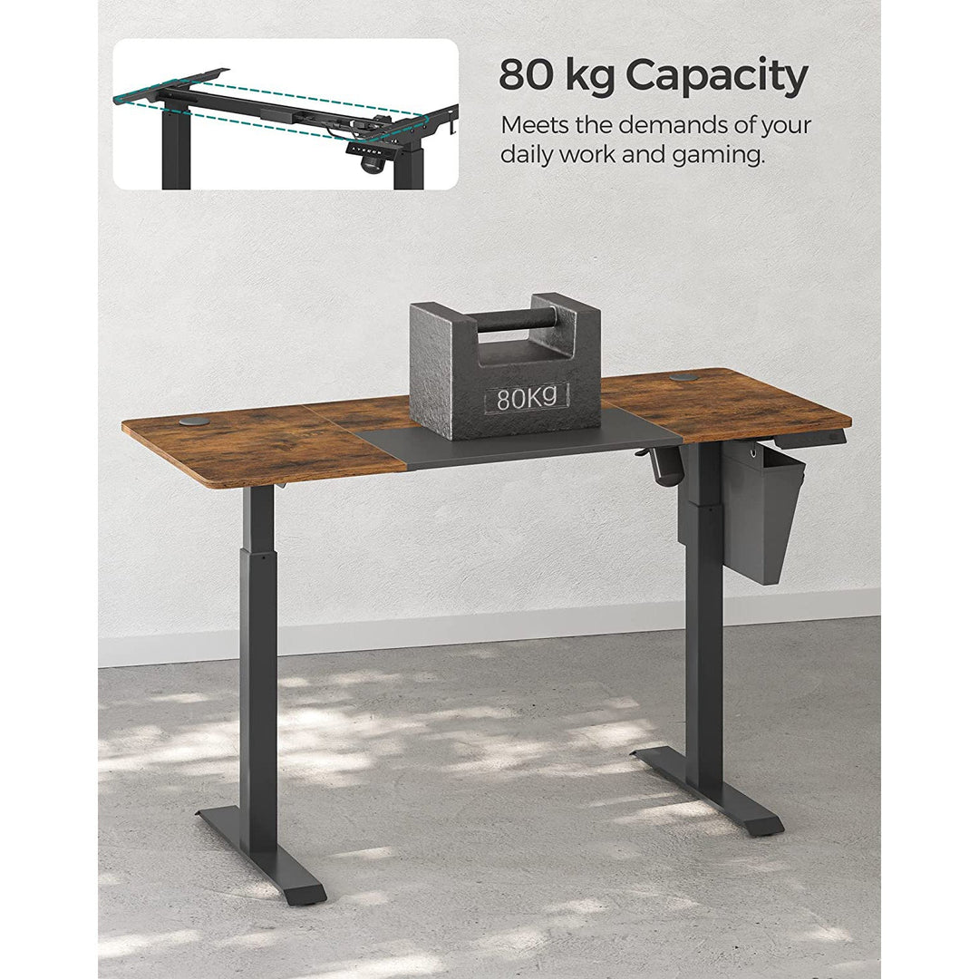 SONGMICS Electric Standing Desk 60 x 140 x (72-120) cm