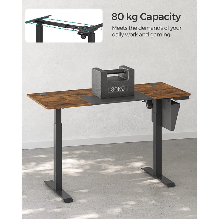 SONGMICS Electric Standing Desk 60 x 140 x (72-120) cm