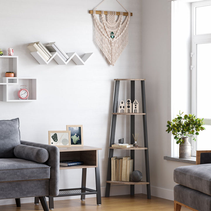 4-Tier Corner Shelf Unit