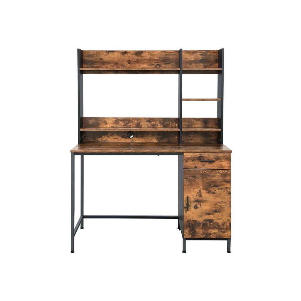 VASAGLE Computer Desk with Shelf Unit