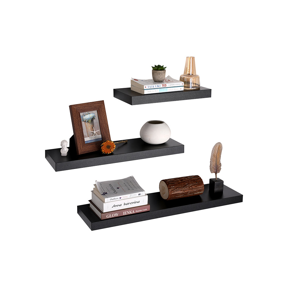 Floating Shelf 40 cm Black