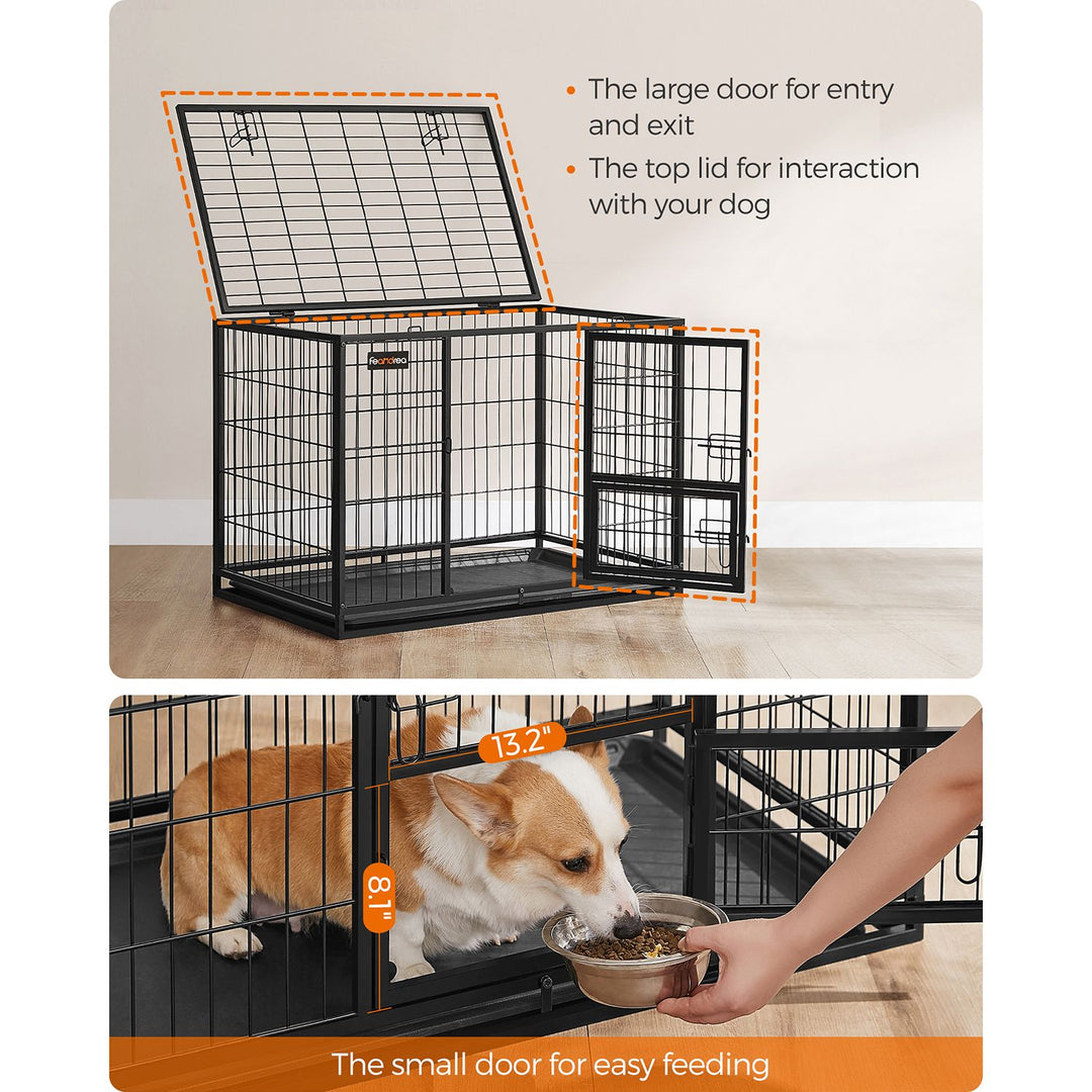 Heavy-Duty Dog Crate 92.5 x 57.5 x 64 cm