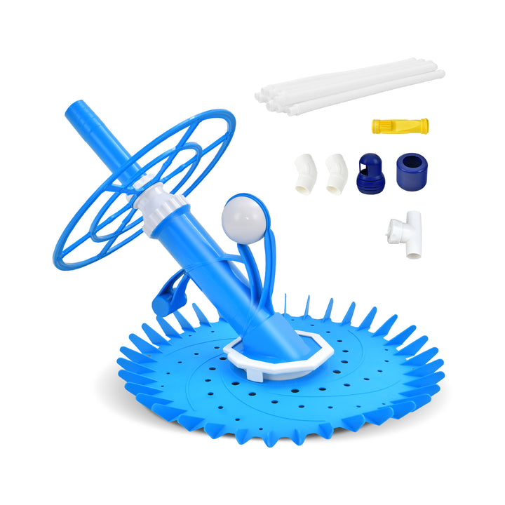 Upgraded Automatic Pool Cleaner with 36-Fin Disc