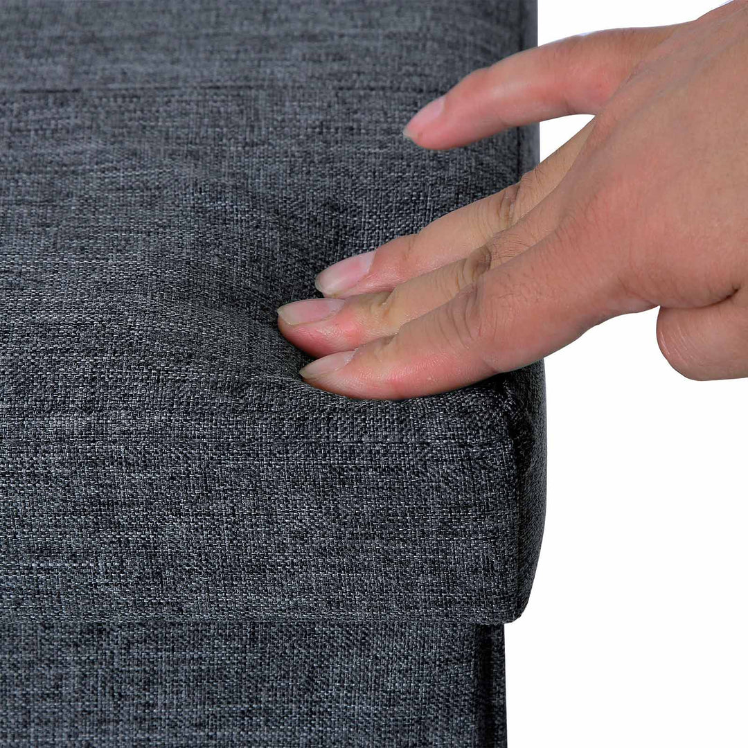 Fabric Storage Ottoman