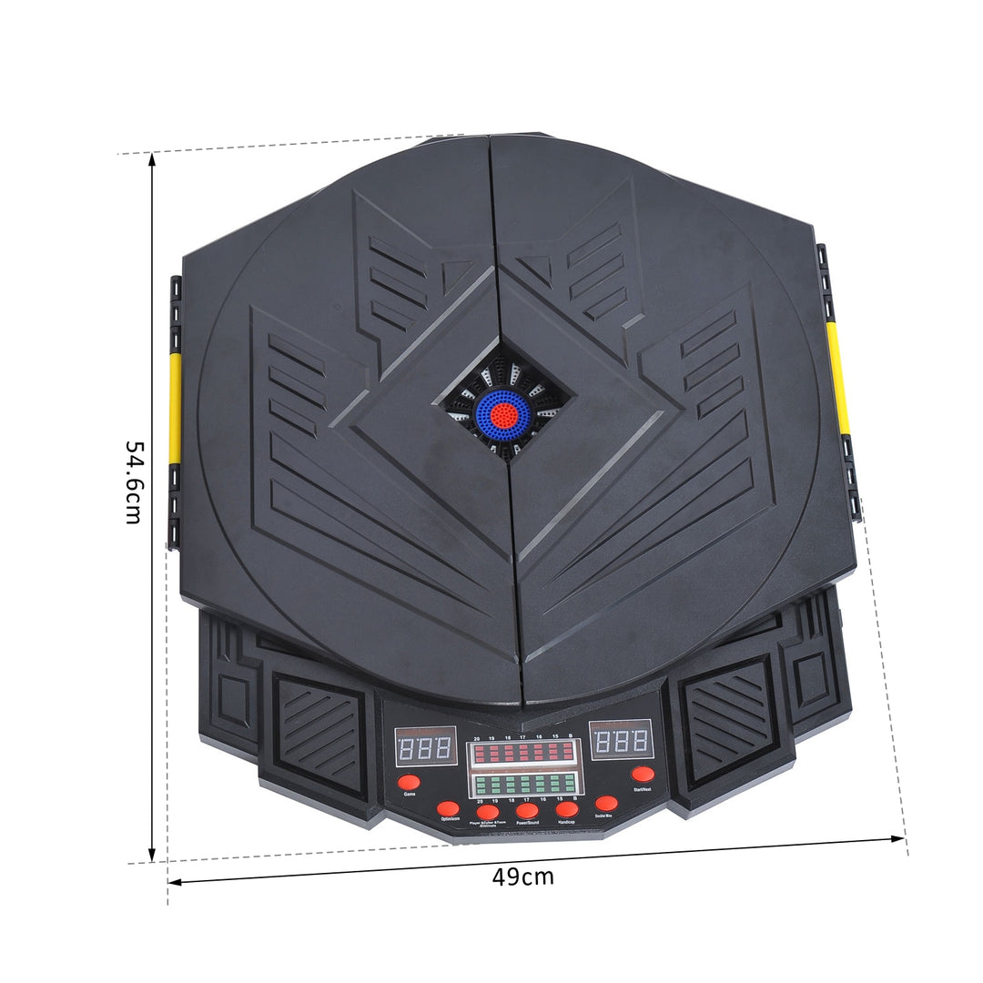 Electronic Dart Board Set Led Digital Score Display Soft Tip Speaker Sound With Darts 27 Games