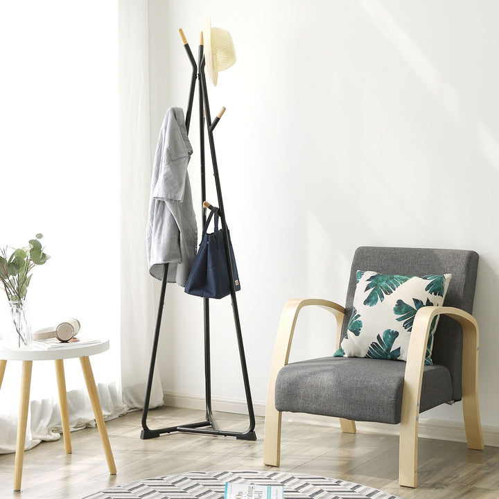 Wood Hooks Coat Rack