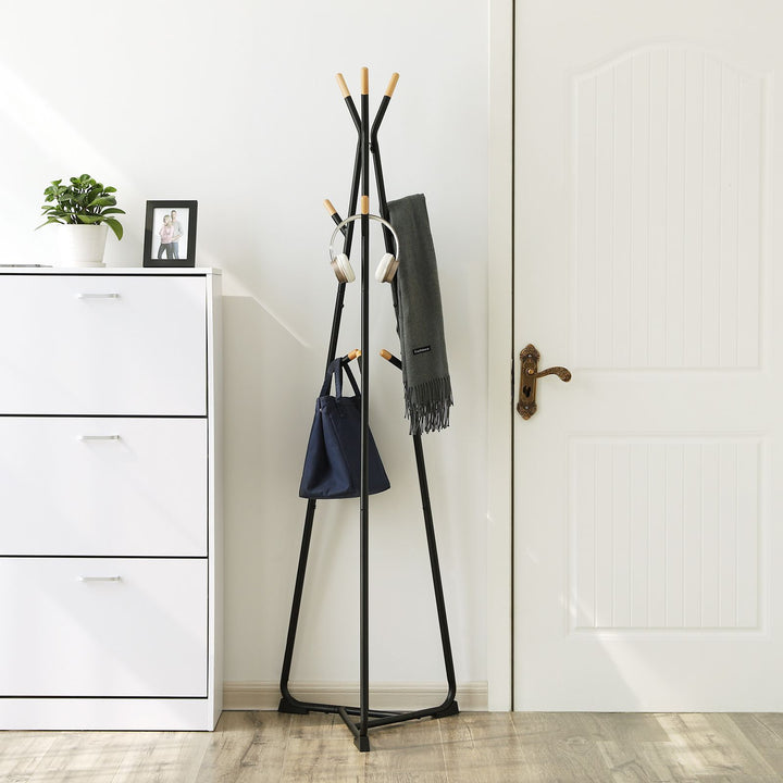 Wood Hooks Coat Rack