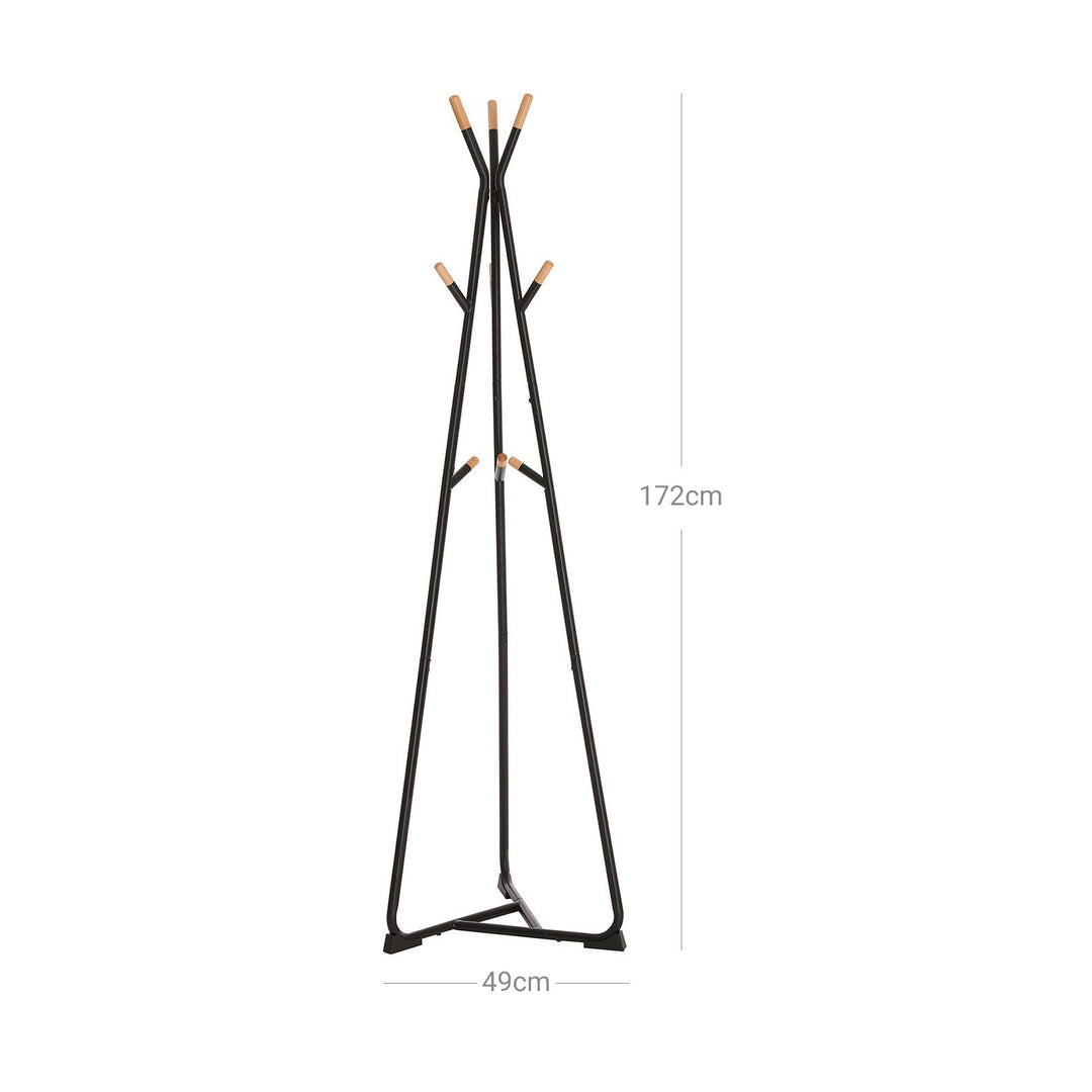 Wood Hooks Coat Rack