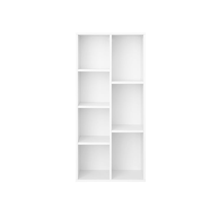 Wooden 7 Grid Bookcase
