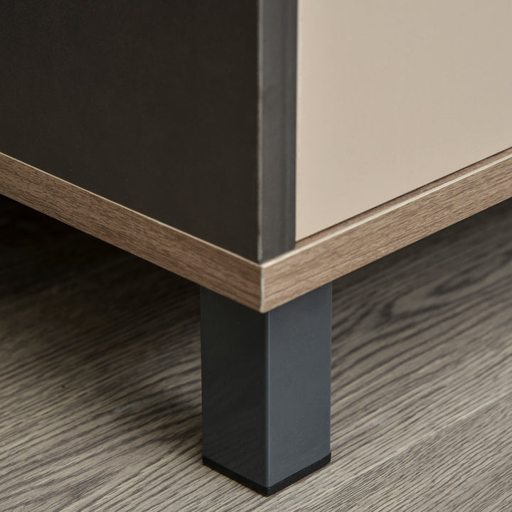 File Cabinet Storage Sideboard Floor Standing Cupboard w/ Drawer Shelves Office Furniture