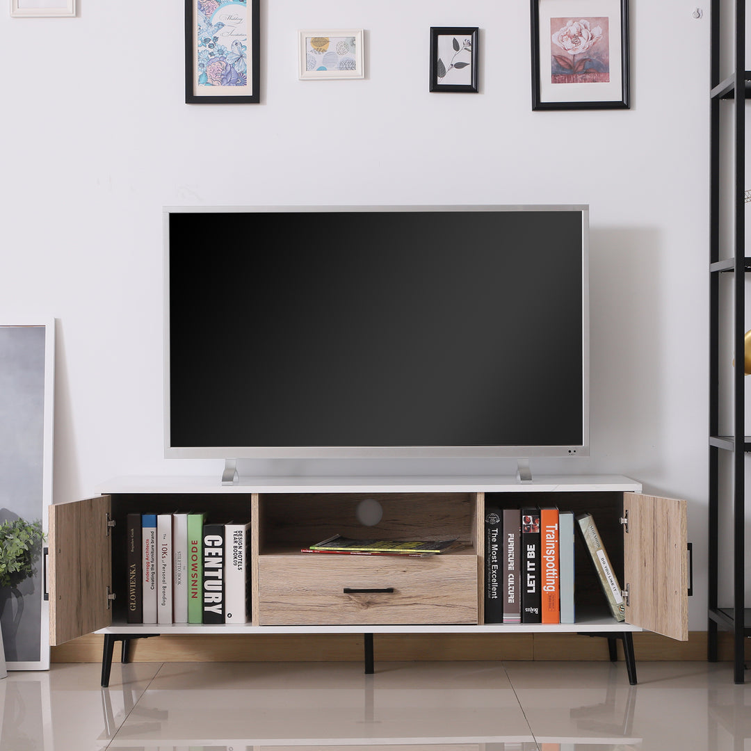 TV Unit TV Cabinet Stand DVD Media Center Drawer Recorder Receiver System Unit Shelf Cupboards Storage Nordic Livin