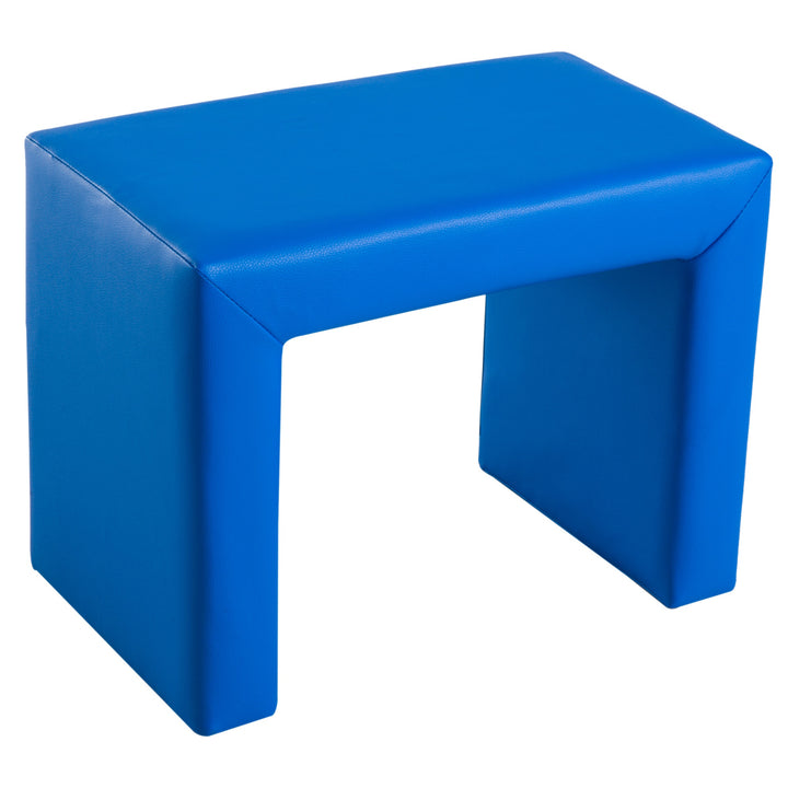 Kids Mini Sofa 3 in 1 Table Chair Set Children Armchair Seat Relax Game Playroom Seater Girl Boys Blue
