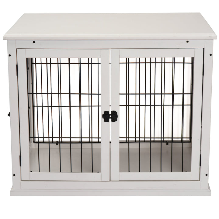 3-Door Small Indoor Pet Cage White