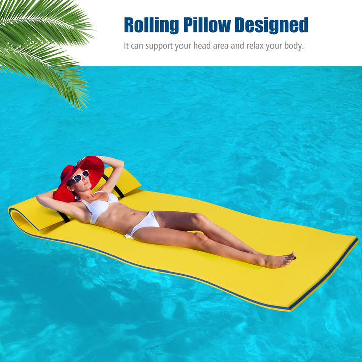 Relaxing Tear-proof Water Mat-Yellow