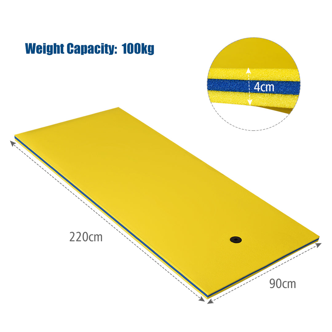 Relaxing Tear-proof Water Mat-Yellow