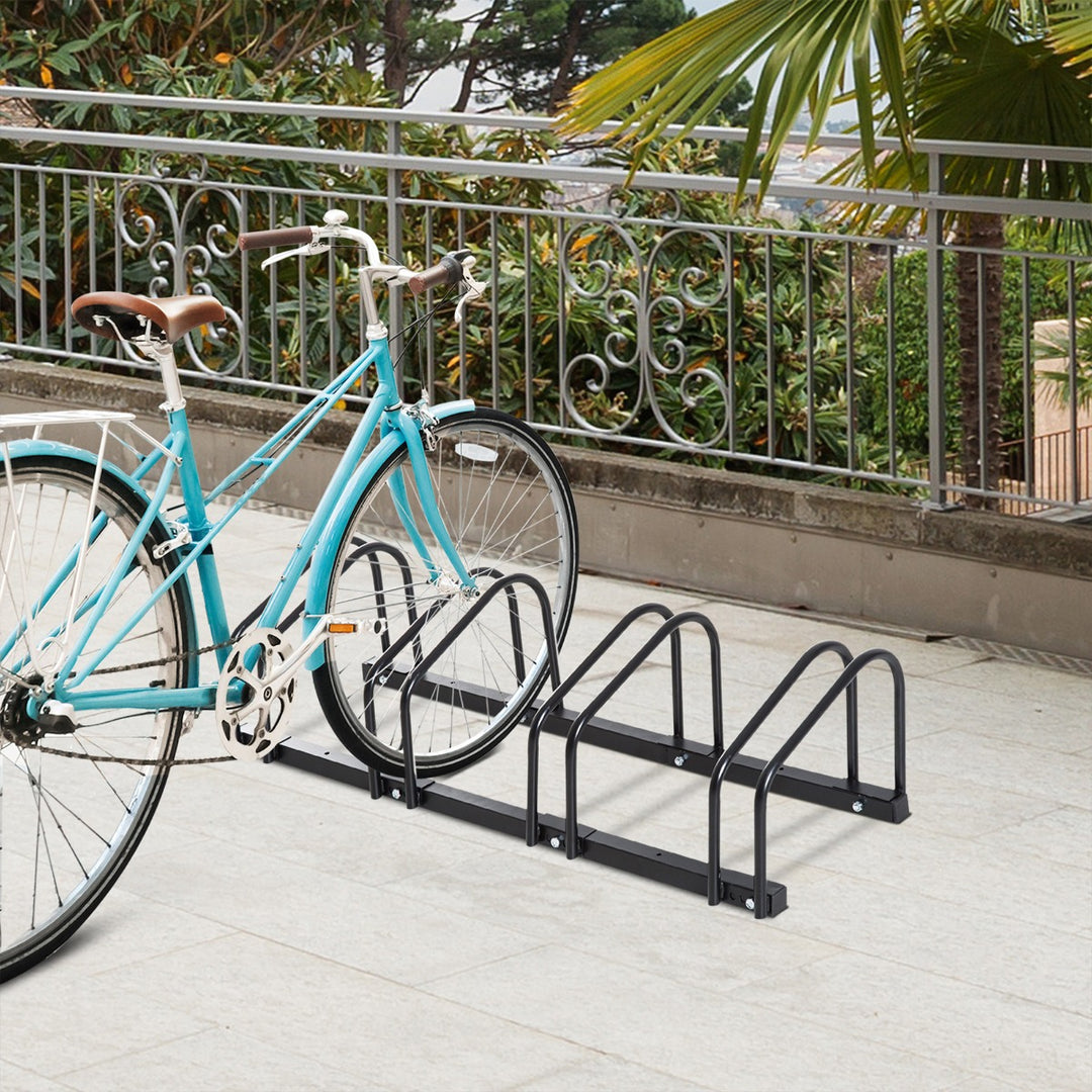 Bike Parking Rack, 95Lx33Wx27H cm, Steel-Black
