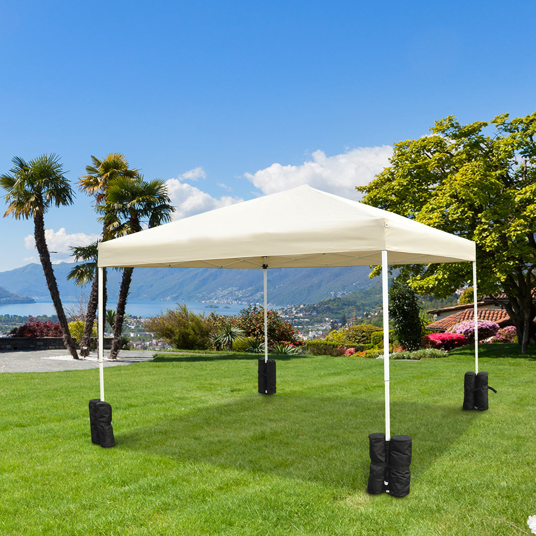 Outsunny 4pcs Gazebo Weight Sand Bag Bags Leg Weights Marquee Tent Canopy Base