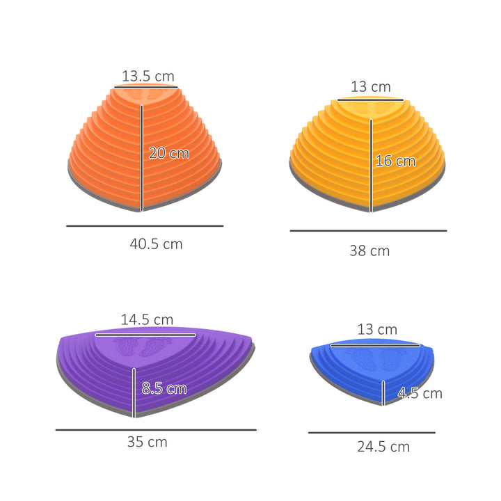 Stepping Stones, Sensory Play, Stackable, Non-Slip Kids Obstacle Course