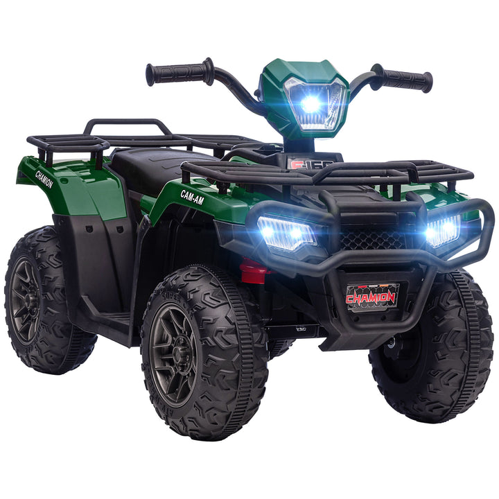 12V Kids Quad Bike with Forward Reverse Functions, Ages 3-5 Years - Green