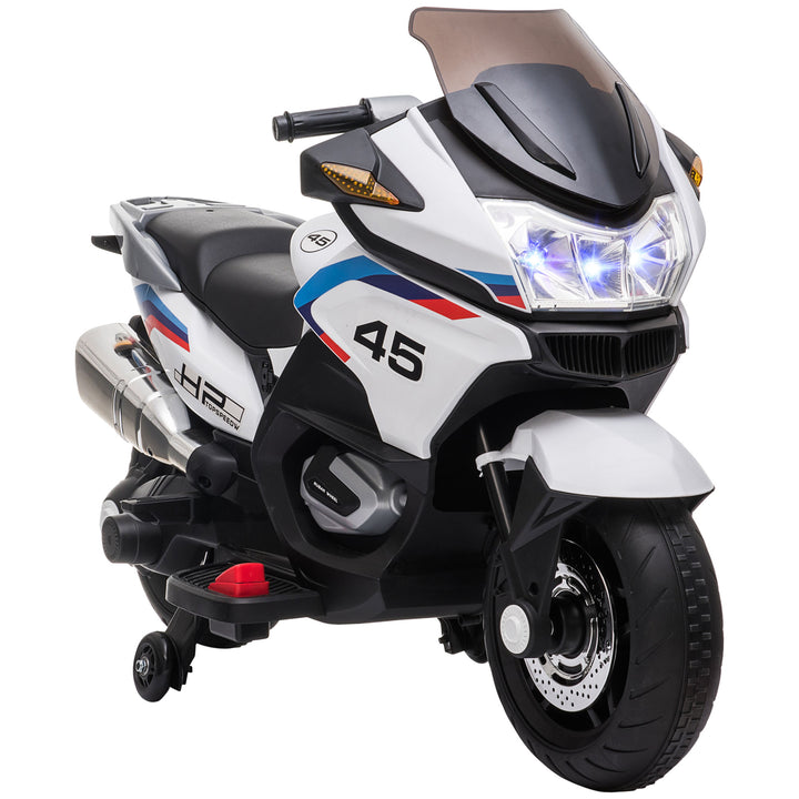 12V Electric Motorbike 3-6 KM/H White