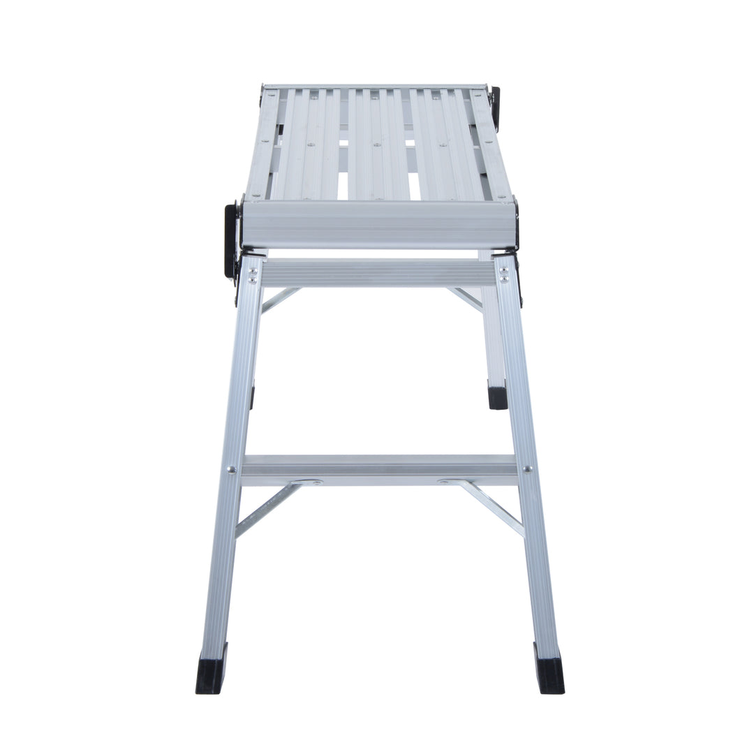 Folding Aluminum Workstand, 109L x 40W x 50H cm