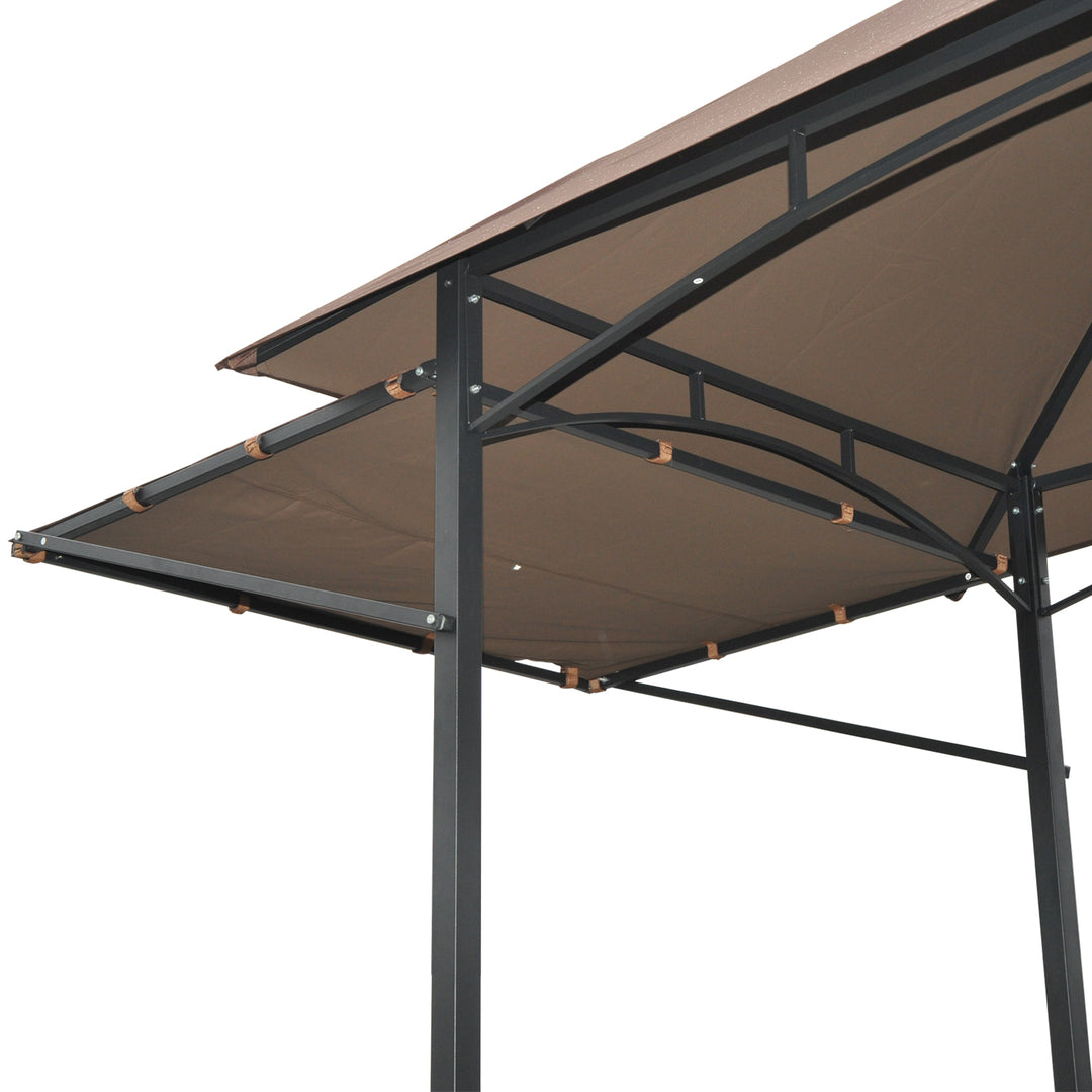 250L x 150W cm Waterproof Canopy Awing-Coffee