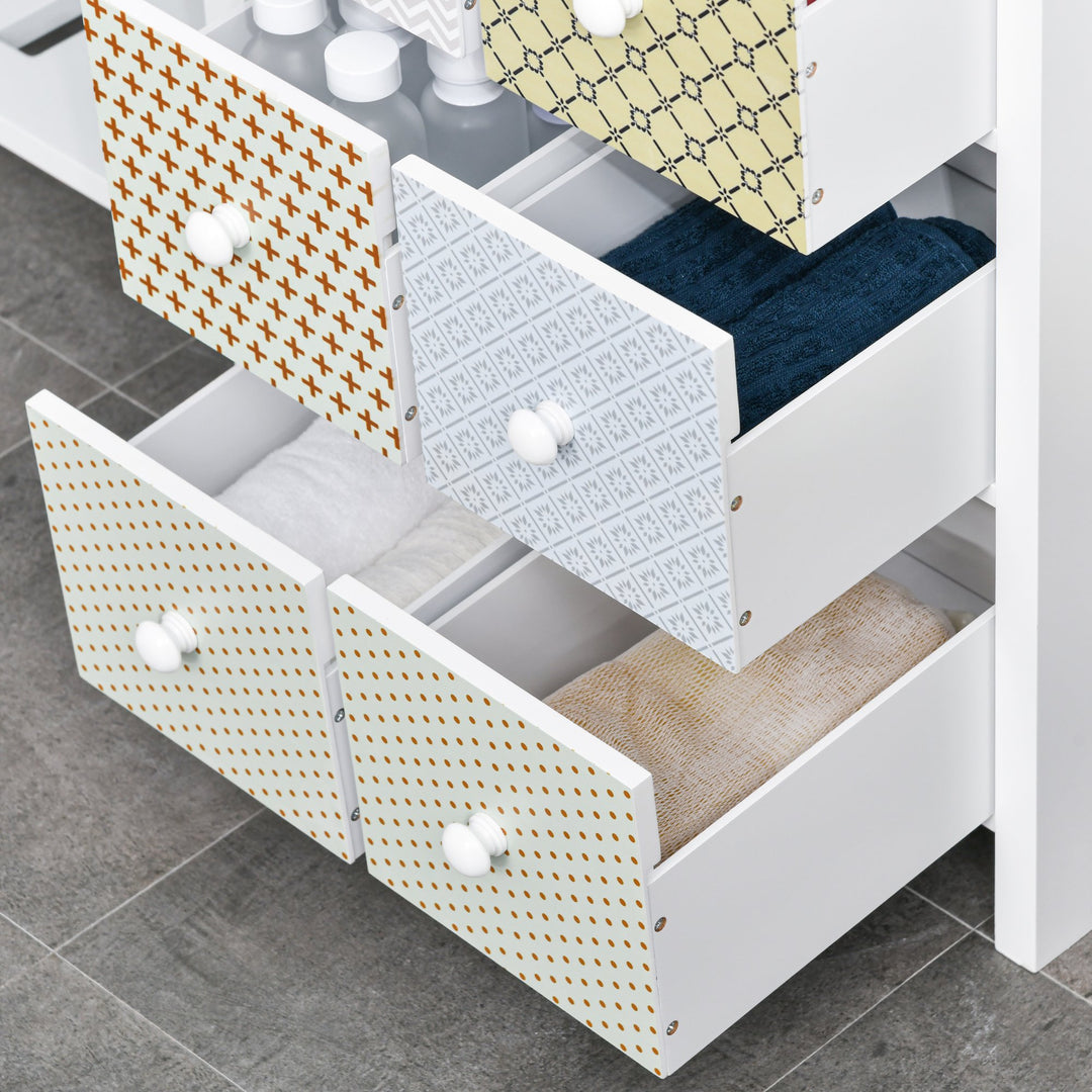 Chest of Drawers, 8 Drawer Dresser, Storage Organizer Unit for Bedroom, Bathroom